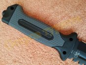Нож тактический ЗСУ 4048A Grey c компасом огнивом точилкой стеклобоем 27 см