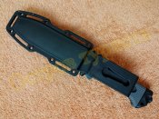 Нож тактический ЗСУ 4048A Grey c компасом огнивом точилкой стеклобоем 27 см