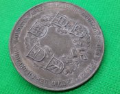 Medaille 17. Juli 1940  Einzug der siegreichen Soldaten Adolf Hitlers in Mühldorf