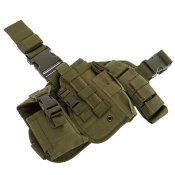 Кобура стегнова з платформою Molle (олива, кайот)