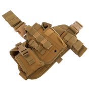 Кобура стегнова з платформою Molle (олива, кайот)