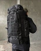 Тактичний рюкзак до 70л чорний / тактический рюкзак до 70л черный
