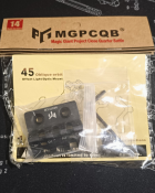 Планка weaver на цевье м-лок под 45 градусов.m-lock. Ar15