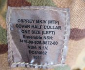 Чехол Cover Half Collar на кевларовый воротник (малый), к "Osprey" МК4 (МТР)