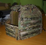 Плитоноска FRPC в мультику mil-spec під плити XL з системою скиду, МБЗ в камербенді та вентиляцією