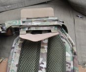 Плитоноска FRPC в мультику mil-spec під плити XL з системою скиду, МБЗ в камербенді та вентиляцією