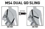 Якісна копія слінга Magpul MS4 Dual QD Black