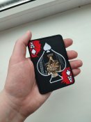 Патч нашивка шеврон на липучке карточный туз 4.0 (1 шт.)
