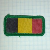 Флаг Бельгии патч шеврон на липучке.