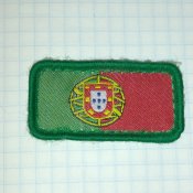 Флаг Португалии патч шеврон на липучке.
