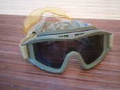 Захисні тактичні окуляри-маска "Olive" зі змінним склом