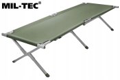 Новая раскладная полевая кровать Mil-Tec Олива на 120 кг (190x65x42 см).