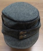 Кепка зимняя, кепи, сукно, размер 55, 40-е годы, б/у, армия ВС Швейцарии