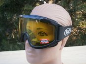 Захисні окуляри маска Wind-Shield Anti-Fog Global Vision yellow