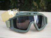 Захисні тактичні окуляри-маска "Olive" зі змінним склом