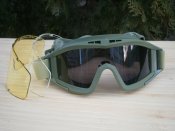 Захисні тактичні окуляри-маска "Olive" зі змінним склом