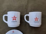Набір фарфорового посуду "армия россии "