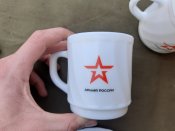 Набір фарфорового посуду "армия россии "