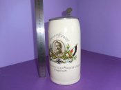 Кружка пивная,1 л. "На память от DK , Рождество 1915 г.".