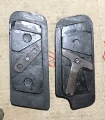 Накладки ТТ, ранние, с красными защёлками