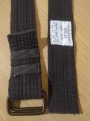 Хлопковый ремень Surplus Tex. Коричневый. 115 см.