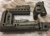 Тюнинг комплект DLG Tactical для АК 74 чёрный.