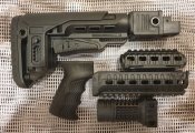 Тюнинг комплект DLG Tactical для АК 74 чёрный.