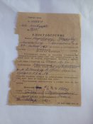 Удостоверение солдата СССР .