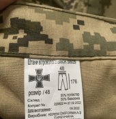 Штани зимові вітровологозахисні ЗСУ