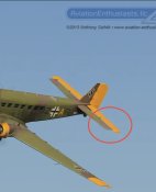 Junkers Ju-52.Руль высоты.