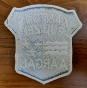 Шеврон, нашивка на китель Kantons Polizei Aargau, лёгкое б/у, полиция Швейцария