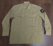 Рубашка + шеврон Polizei, ворот 43, 1993 г, склад, полиция Германии
