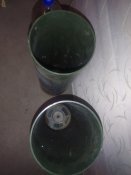 Дві гільзи від снаряду 122-мм гаубица Д-30
