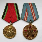20 лет победы і 50 лет вооруженных сил СССР /підпис генерала/ = з документами на одну особу