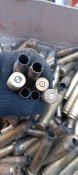 Гильзы пулемета M2 Browning 12,7 100 штук латунь +100 звеньев