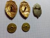 3 знака ДОСААФ СССР .