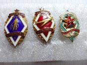 3 знака ДОСААФ СССР .