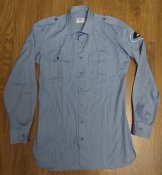 Рубашка + шеврон Gendarmerie Geneve, ворот 38, б/у, жандармерия Швейцария