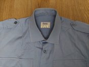 Рубашка + шеврон Gendarmerie Geneve, ворот 38, б/у, жандармерия Швейцария