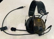 Активні навушники 3M SportTac MT16H210F-478-RD Оригінал Койот з мікрофоном та виходом на рацію