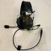 Активні навушники 3M SportTac MT16H210F-478-RD Оригінал Койот з мікрофоном та виходом на рацію