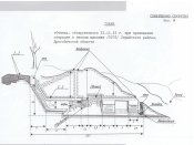 Схема схрону в Стрийскому районі...