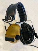 Активные наушники Peltor V coyote оригинал с микрофоном и выходом под ПТТ