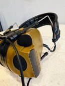 Активные наушники Peltor V coyote оригинал с микрофоном и выходом под ПТТ