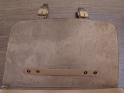 Сумка, портфель для документов, натуральная кожа, цвет кэмел, б/у, Швейцария