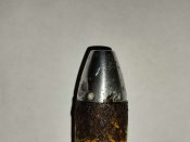 ММГ и гильза от 20-мм авиационной пушки MG-FF.