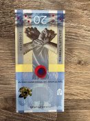 Пам‘ятна банкнота 20 гривень «Пам‘ятаємо! Не пробачимо!» у сувенірній упаковці