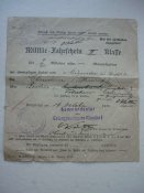 Militaer-Farschein 2 klasse/ 1916.