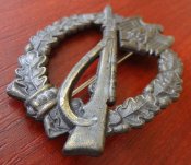 Штурмовой знак в бронзе.