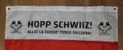 Флаг Швейцарии Hoop Schwiiz, на люверсах, размер 89 х 116 см, лёгкое б/у